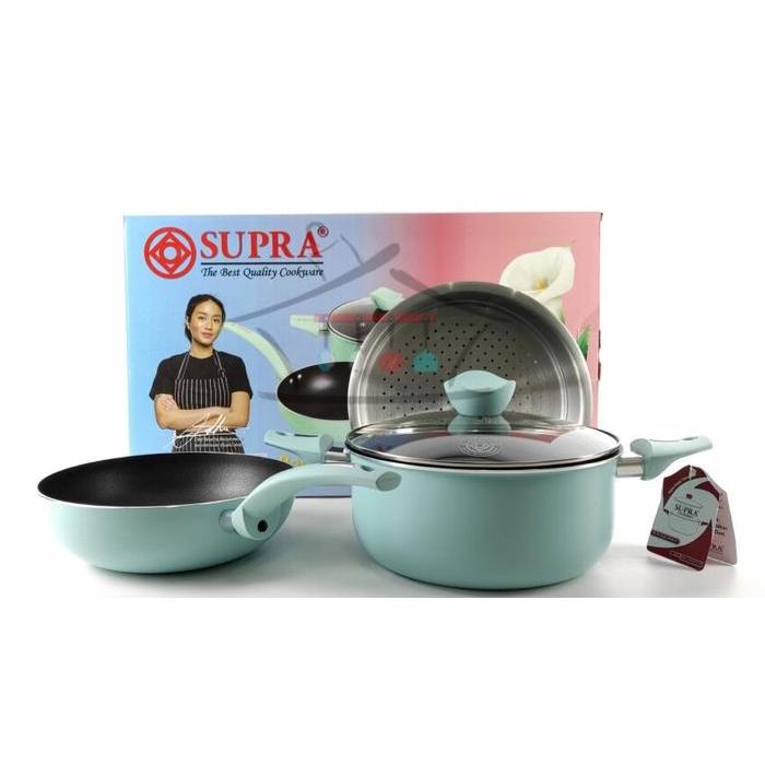 Panci Set 4 Pcs Supra Chef Renata Moeloek I Cookware 4 Piece Renatta
