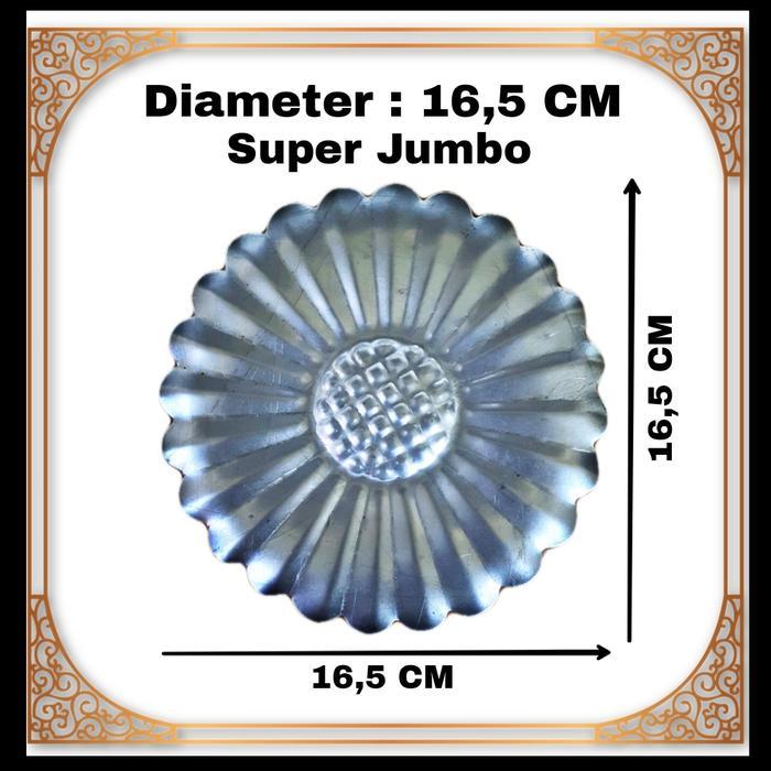 Bunga matahari super jumbo isi 10 pcs plat besi ornamen pagar