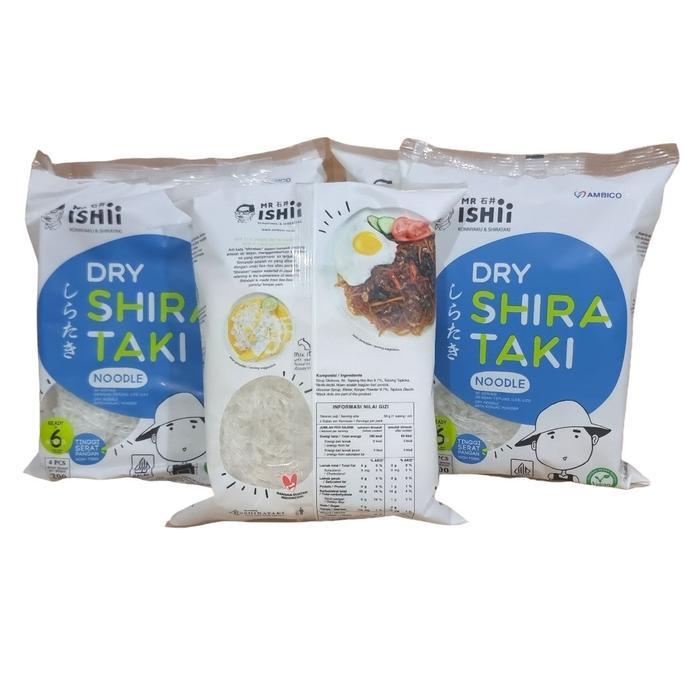 Mie Shirataki Sirataki Porang Konnyaku Konjac Noddle Kering Untuk Diet 200 Gram (Pack) Pasti Promo