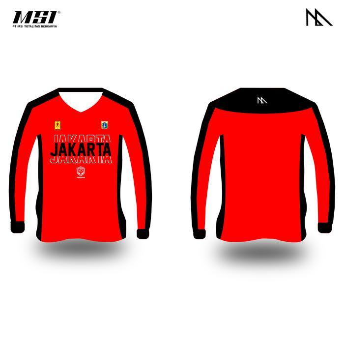 Premium S SHIRT MSI - POMNAS JAKARTA REDBLACK
