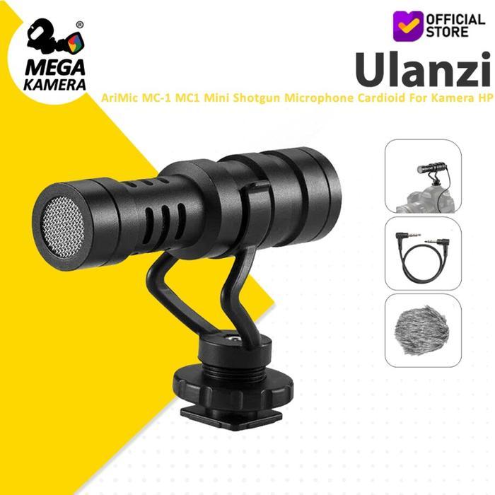JUAL Ulanzi AriMic MC-1 MC1 Mini Shotgun Microphone Cardioid For Kamera HP