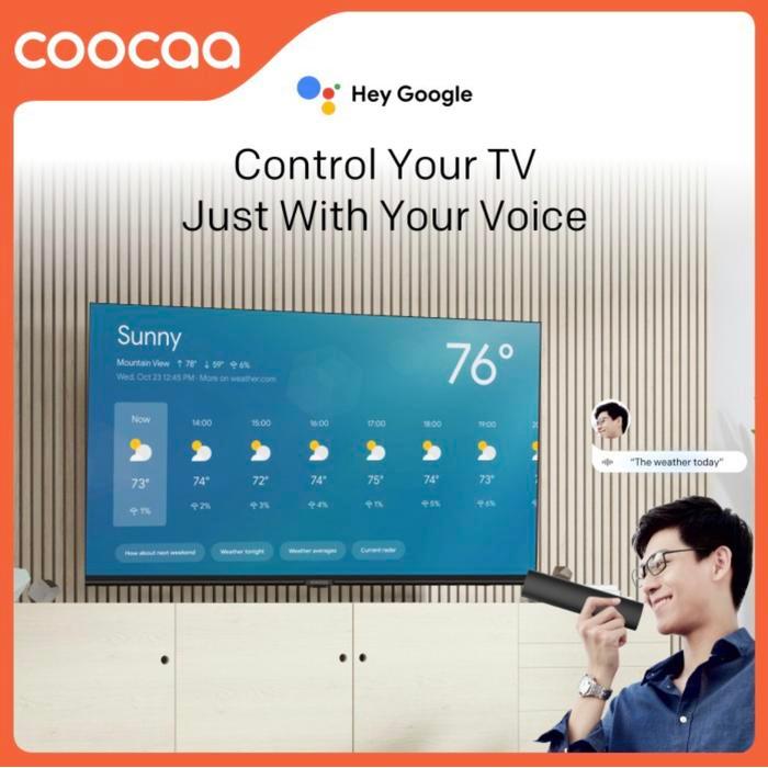 Google TV Coocaa 32Z72 LED Smart TV Android COOCAA 32 Inch 32Z72 DVBT2