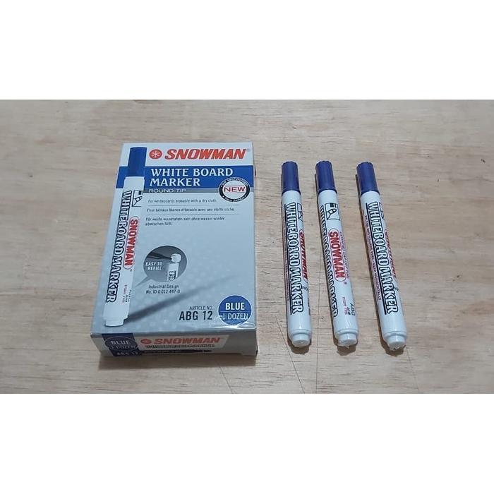 "New" Spidol SNOWMAN White Board ABG-12