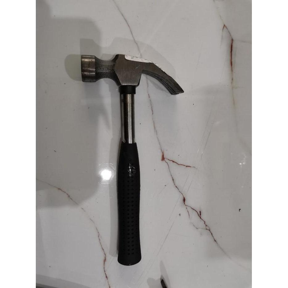 Palu Kambing Gagang Besi Karet 8 Oz Claw Hammer Martil Cabut Paku Claw Hammer