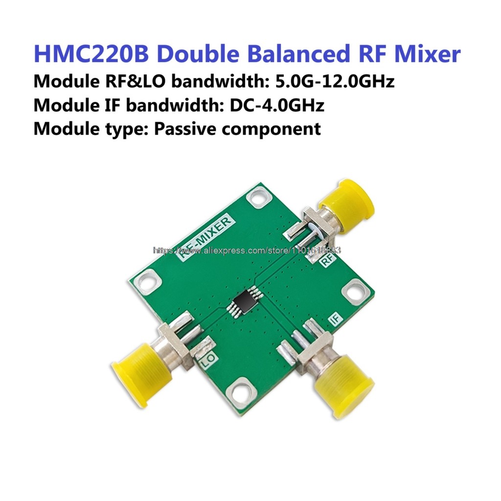 HMC220 PASSIVE DOUBLE BALANCED MIXER 5G-12GHZ BANDWIDTH RF MIXER FREQUENCY CONVERSION MODULE