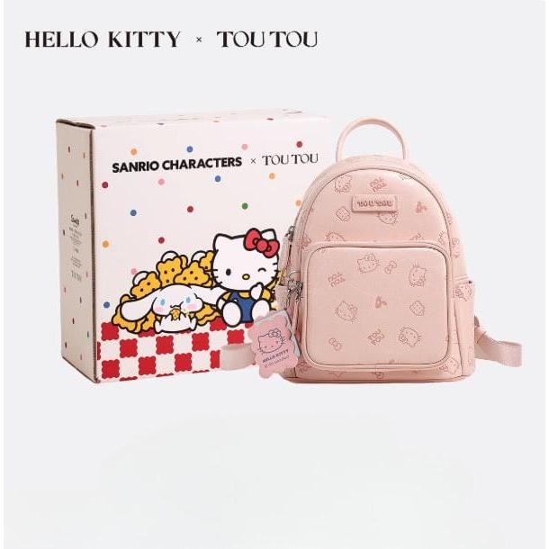 Top [EXLUSIVE TITKOKSHOP] Tas Ransel BOX Premium Wanita 2099 HELLO KITTY x TOUTOU