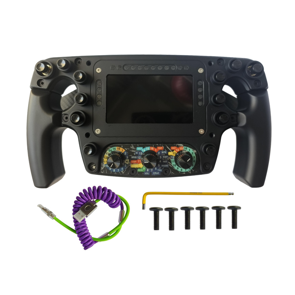 Baru ECANNON ECF2 Formula Wheel Steering Wheel For Logitech/simagic/moza /Fanatec /Thrustmaster F1 R