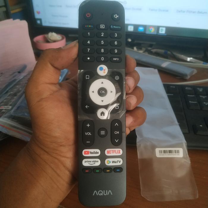 REMOT AQUA - REMOT TV AQUA - ANROID - GOGLE TV - VOICE - NEW ORIGINAL