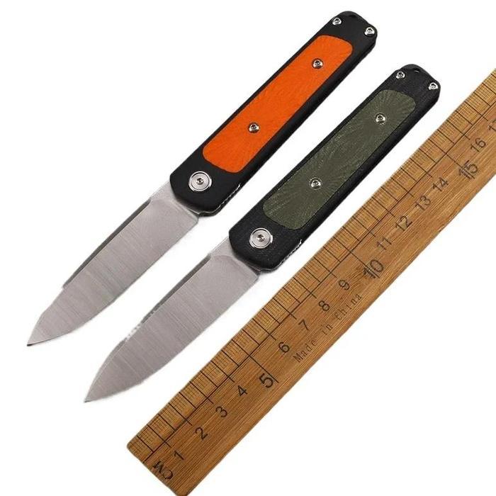 Pisau Baja 14C28N G10 Pegangan Pisau Lipat Sharp tdoor Pisau Bertahan Hidup Utilitas Portabel Alat