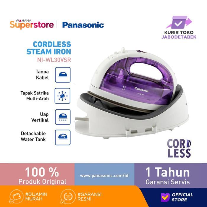 Panasonic Setrika Uap Tanpa Kabel - NI-WL30VSR