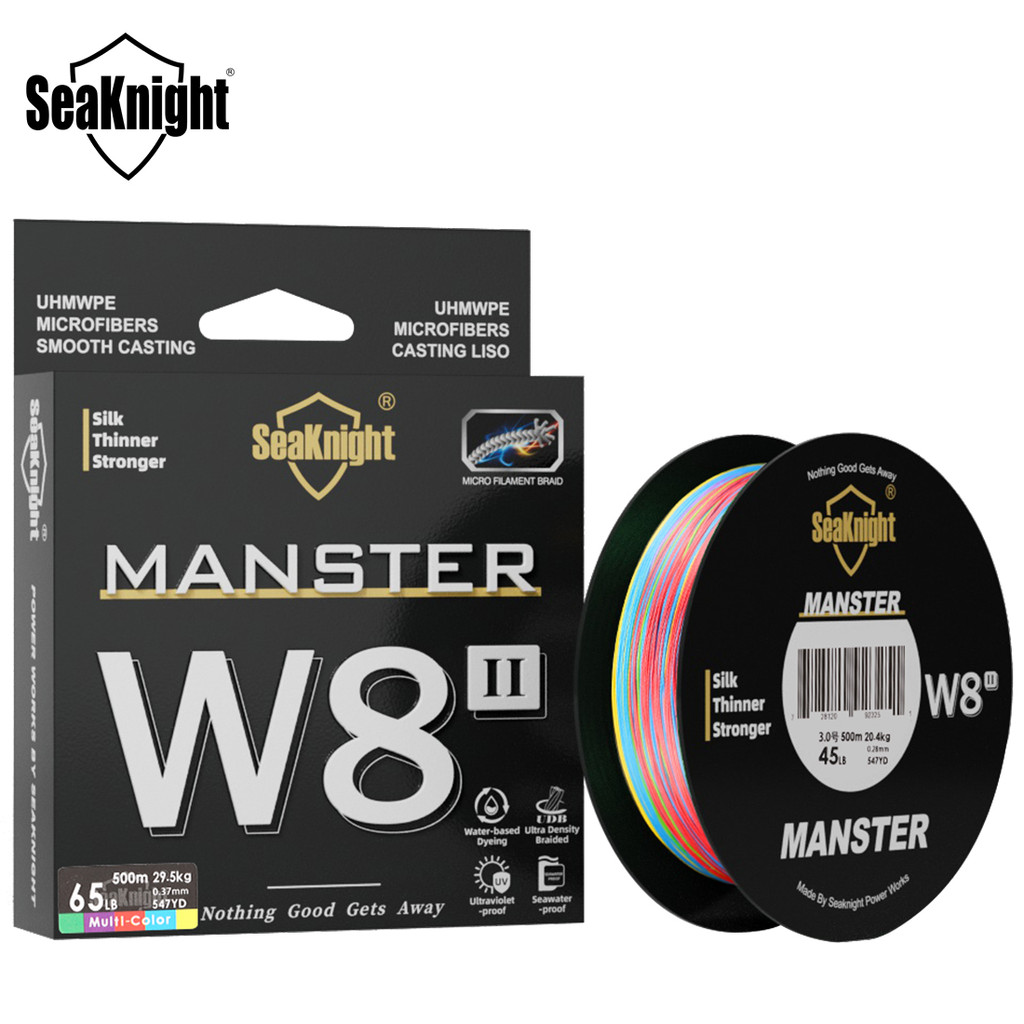 SeaKnight NEW Monster/Manster W8 II 300M Braided PE Fishing Line 8 Strands Multifilament soft SEA