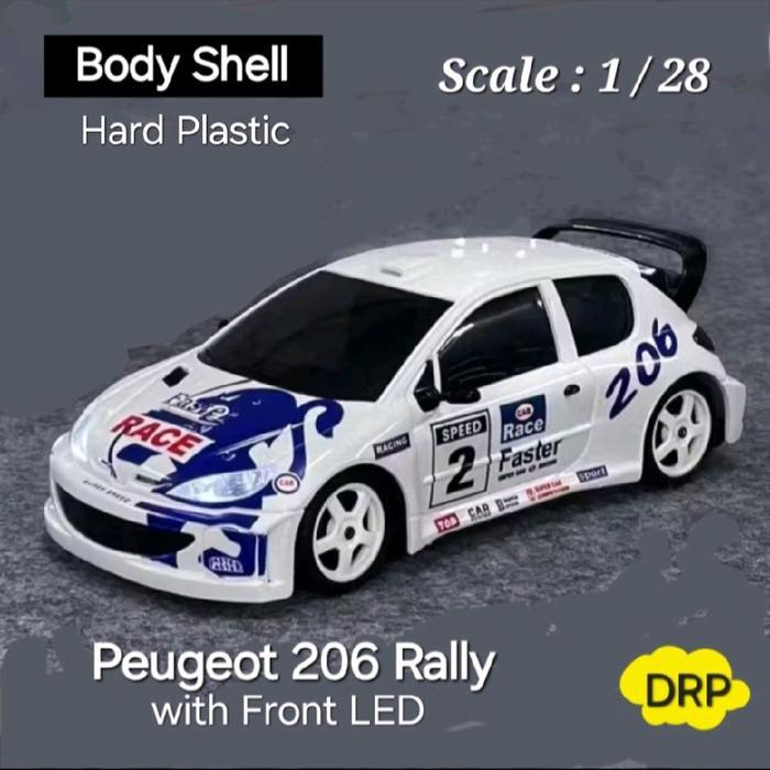 TERBARU Body Shell Mini RC Scale 1/28 Hard Plastic Realistic Model TERBARU