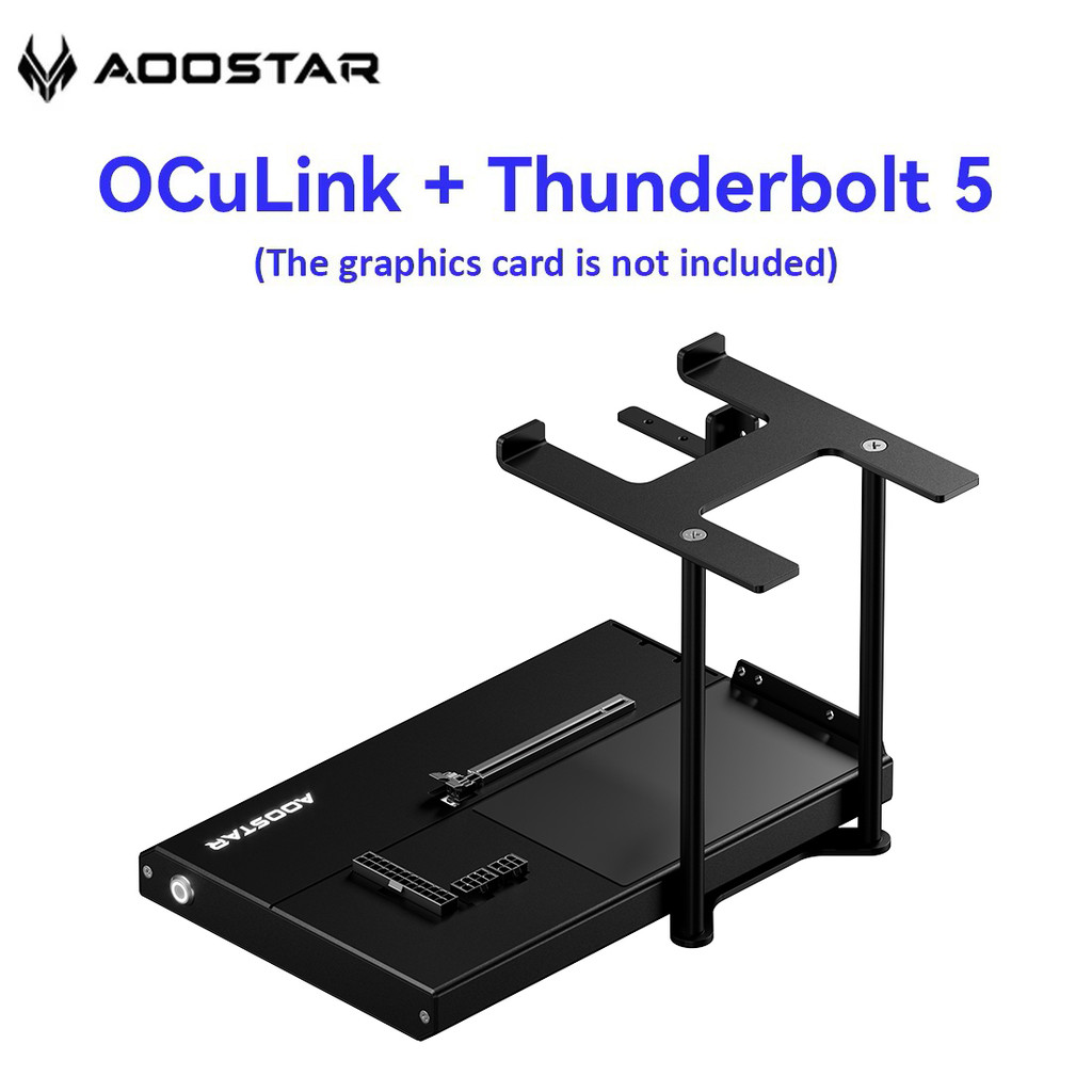 AOOSTAR AG02 EGPU Dock OCuLink & Thunderbolt5 External GPU Enclosure for RTX 4090/4080 Compatible