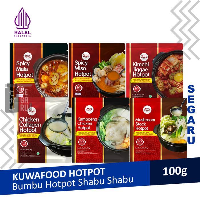 KUWA Bumbu Hotpot Instant Kaldu Kuah Steamboat Shabu Shabu Halal