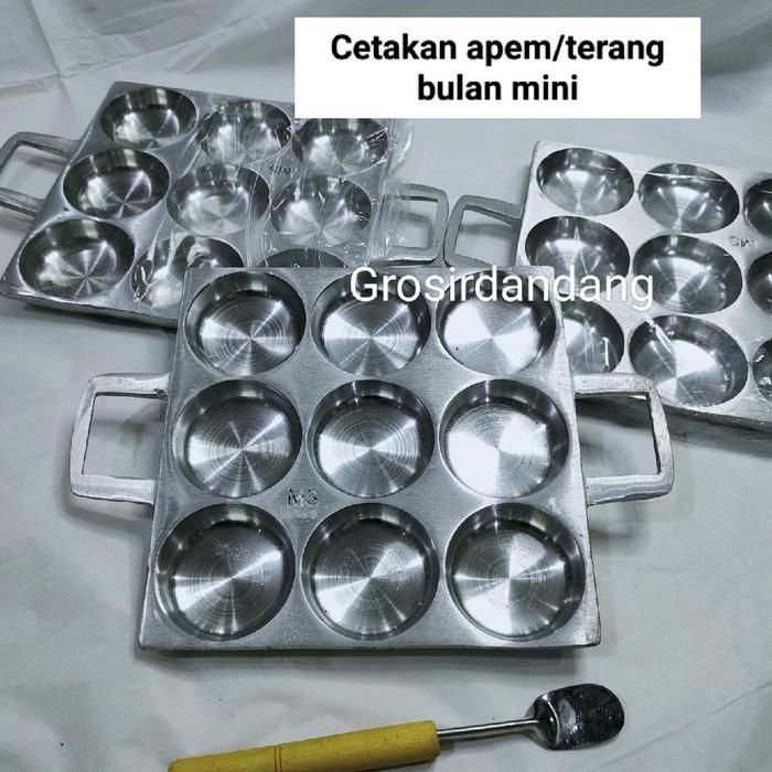 Cetakan apem/bikang mini terang bulan mini