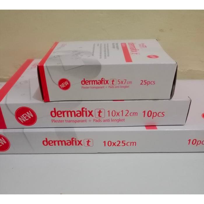 Sedia Dermafix T Plester Luka Transparan Anti Air 10x25 cm Plester Operasi
