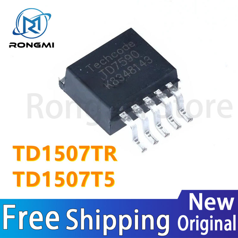 10Pcs TD1507TR TD1507-ADJ TD1507T5 1507T5R 1507-5.0 TO-252-5 IC Chip In Stock Wholesale