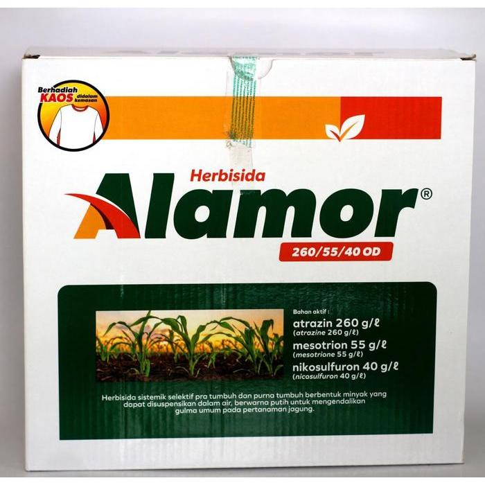 ALAMOR 800ml (Kemasan Besar) Herbisida 3 bahan Aktif Selektif Tanaman