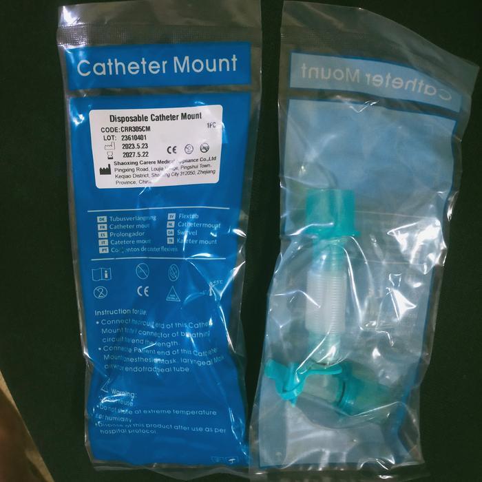 Catheter mount dispo