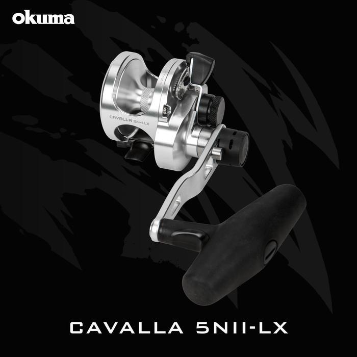 OKUMA CAVALLA LEVER DRAG REEL 2 SPEED HANDLE KIRI 5IILX, 5NIILX, 12IIL