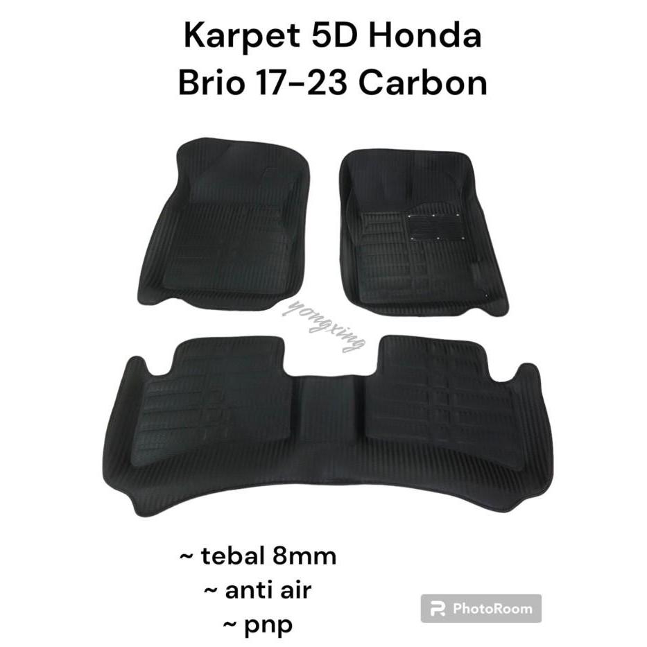 Karpet Mobil 5D Premium Honda Brio 2016-2021