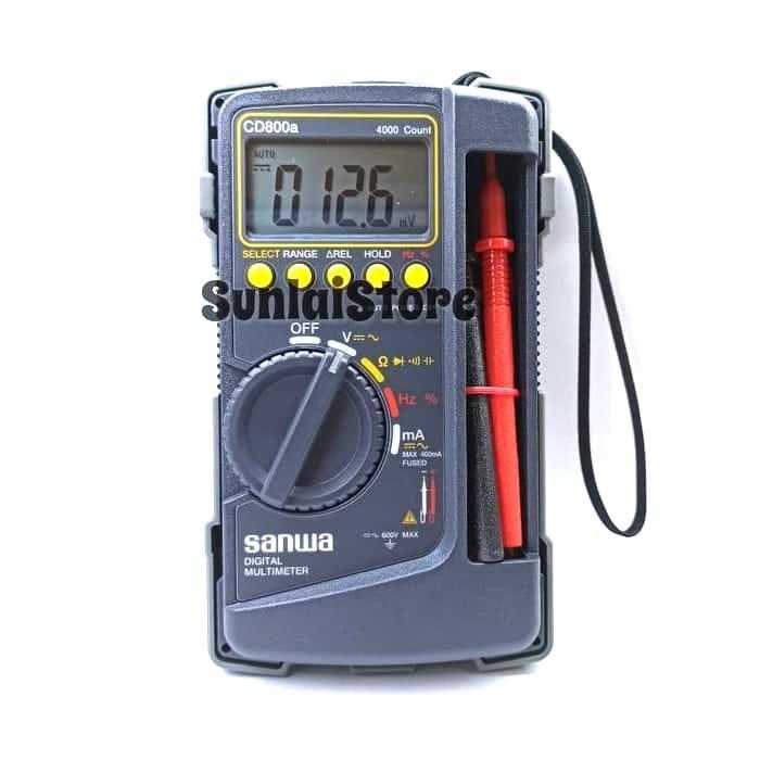 Multitester Multimeter Sanwa Cd800A Cd-800 A Cd 800 A Original