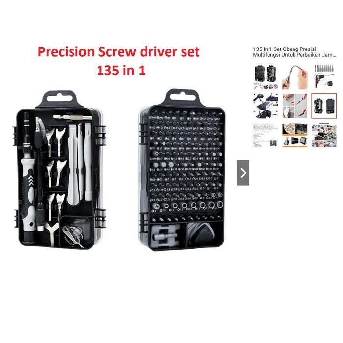 Best Seller Perangkat Obeng Presisi Set Obeng Tool Magnetik Screwdriver 135 In 1