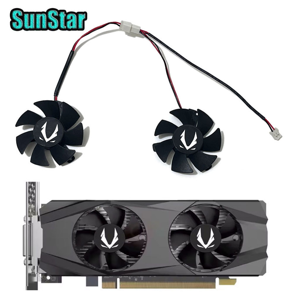 NEW 1SET 45MM GTX 1650 T125010SU Low Profile Video Card Cooler Fan For ZOTAC GeForce GTX 1650 Low