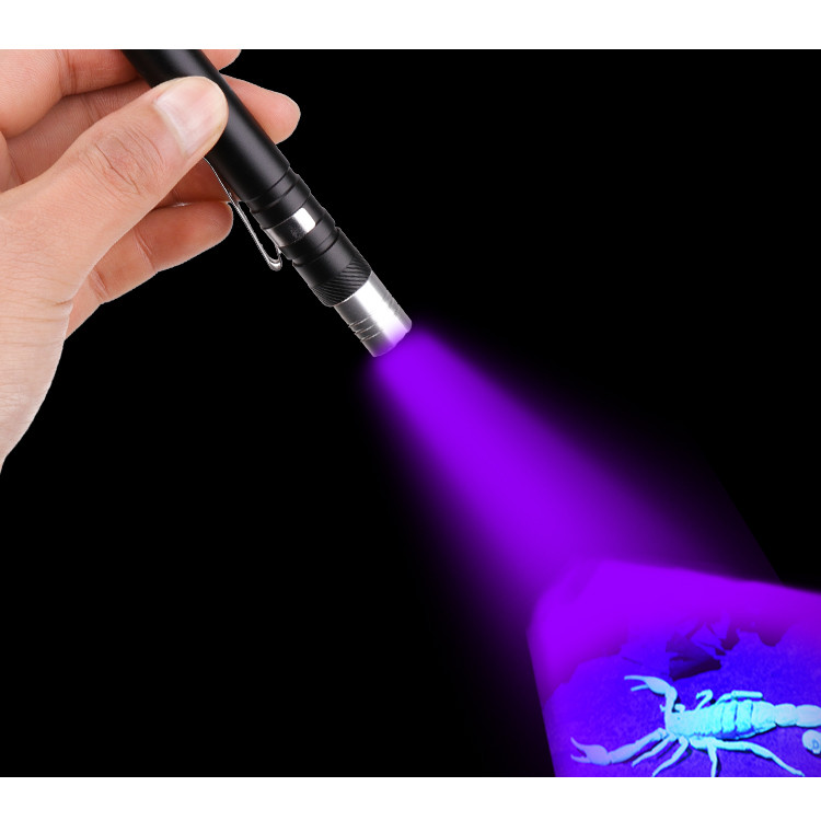 Mini UV Flashlight Pen Light 395nm Black Light Flashlight UV Light Pen Flashlight Ultra Violet Torch