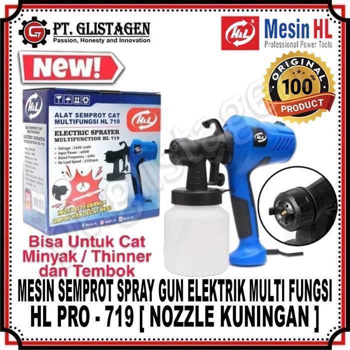 Hl 719 Mesin Spray Gun Elektrik Hl 719 Mesin Semprot Cat Spraygun Electric Hl-719 Mesin Semprotan