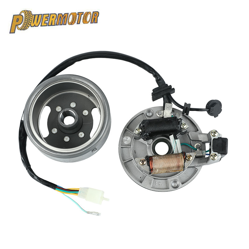 50cc 110cc 125cc Motor AC Pengapian Magneto Stator Magneto Roda Gila Kit untuk Lifan Mesin Horisonta