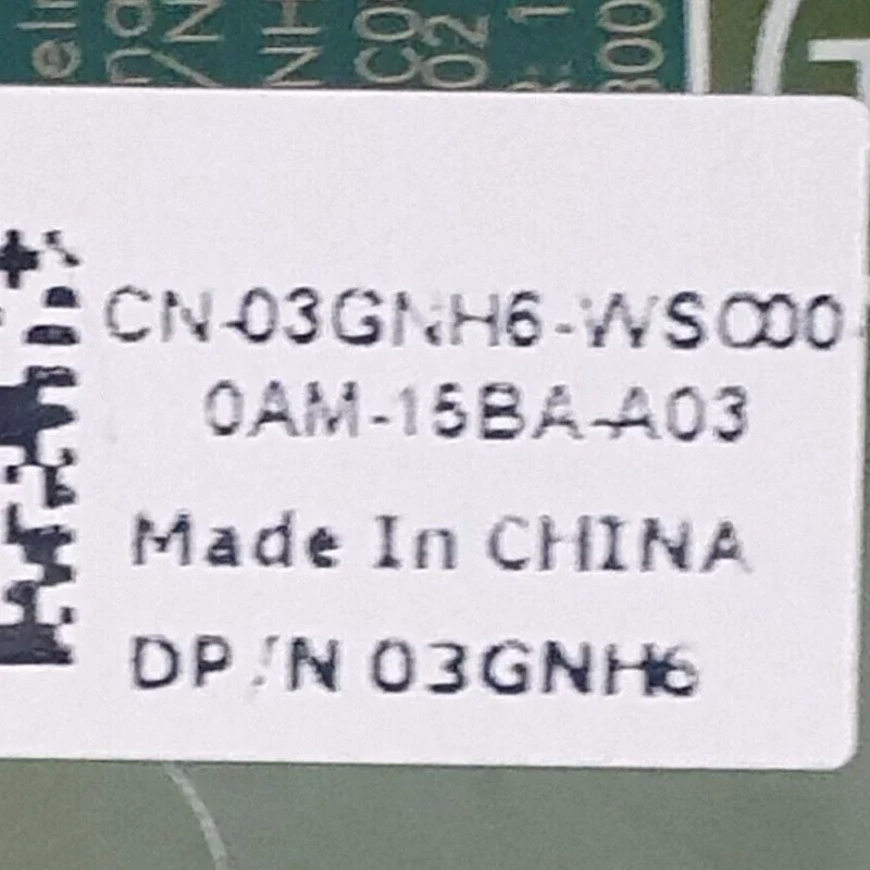 CN-03GNH6 For Dell G5 5500 Laptop Motherboard 19753-1 03GNH6 3GNH6 I7-10750H CPU RTX 2070 8GB GPU