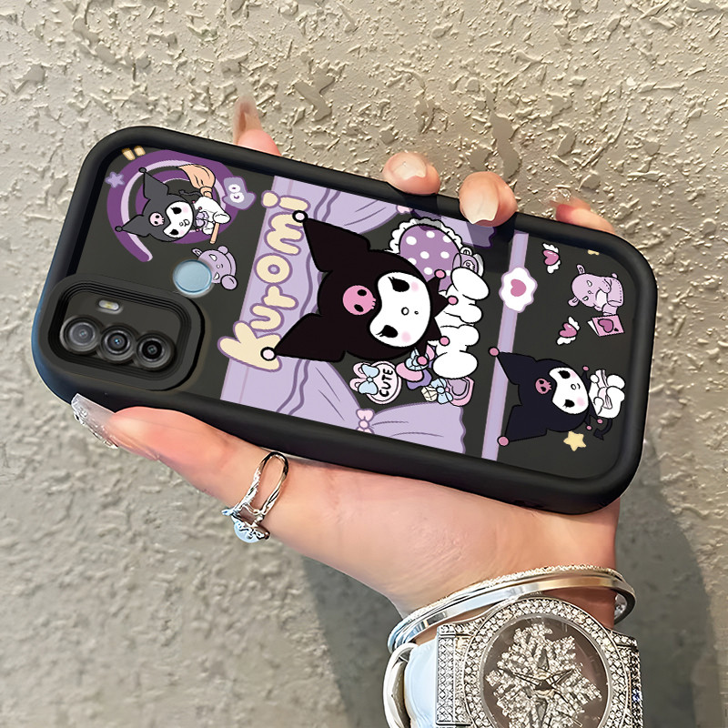 Casing Hp untuk OPPO A53 A53s A32 A33 2020 A11s Case Boneka Putri Ungu Kasing silikon Cesing Origina