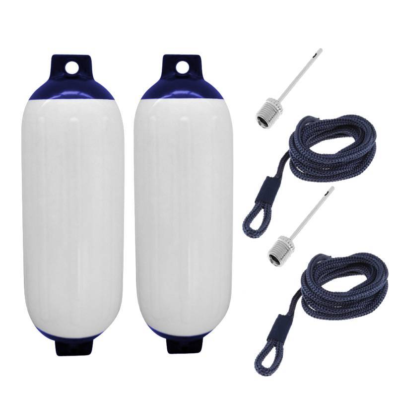 2Pcs Boat Inflatable Bumper Fender Marine Bumper Fender Anti-Crash Buoy Yacht Docking Mooring Shield