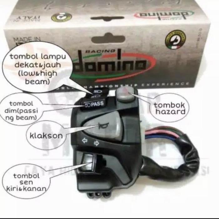 Saklar Holder Kiri Domino Nmax Pcx Adv Vixion Cbr Satria Fu