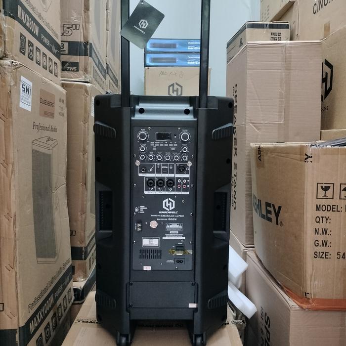 Speaker Aktif Portable 15 Inch Terbaik Hardwell Emerald - 15Pro Ori Terbaik