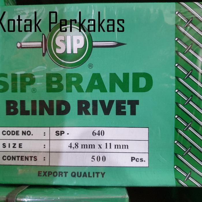 Paku Rivet / Blind Rivet 640 Isi 500 Pcs Pasti Promo
