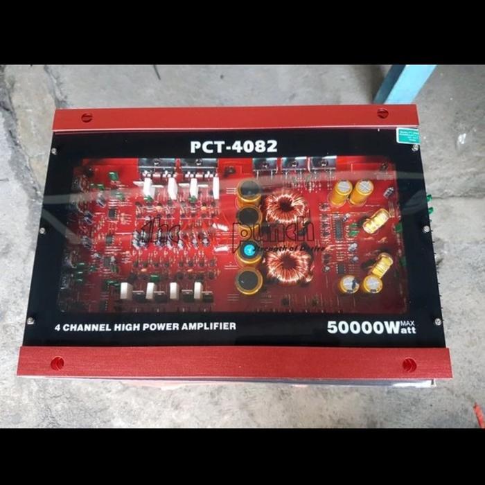 Power 4 Channel The Punch PCT-4082 - PCT 4082 - 50.000 Watt - Power Amplifier 4CH - Power Audio