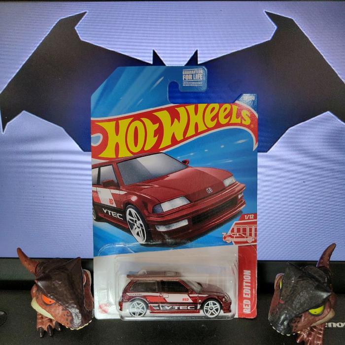 hot wheels - red edition - honda civic EF