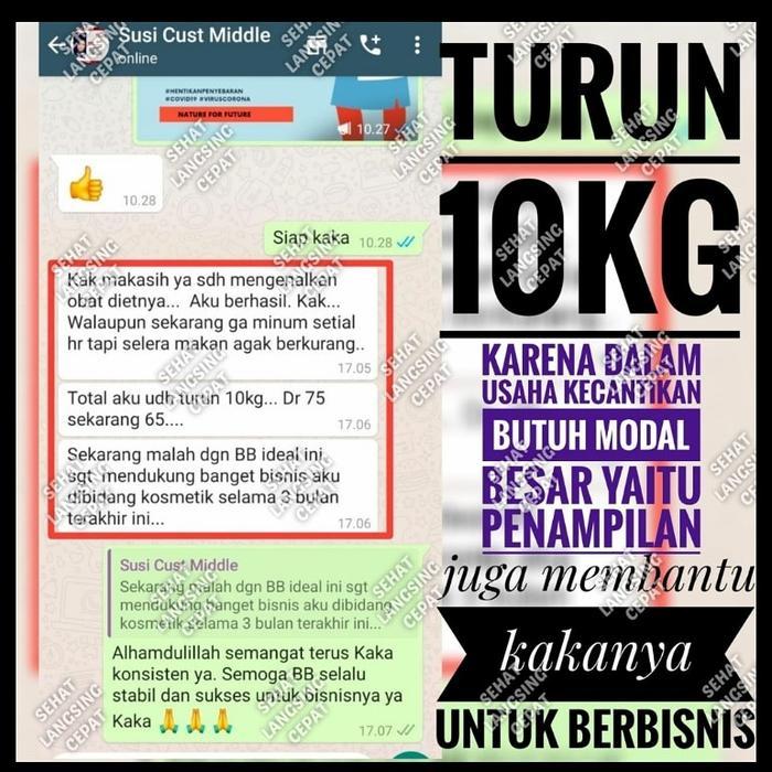OBAT DIET PELANGSING MIDDLE AMPUH DAN AMAN