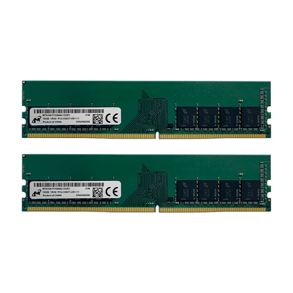 Micron DDR4 16GB 32GB 2400 dual channel memory desktop RAM udimm