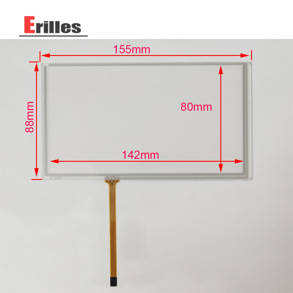 New 6.2 inch 4 wire 155mm*88mm Touch Panel Digitizer Screen For Clarion NX501E 155*88