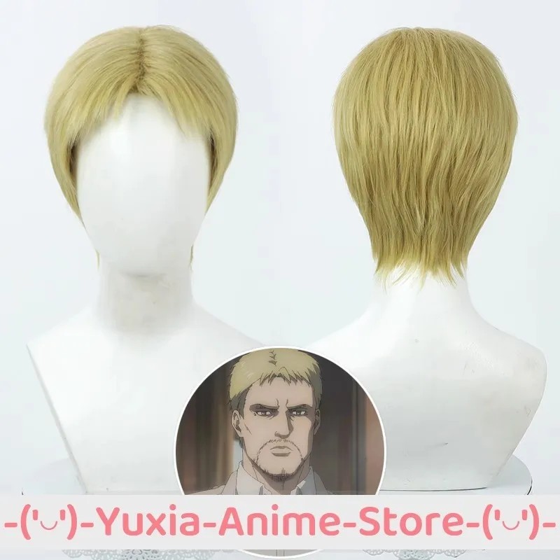 ATTACK ON TITAN REINER BRAUN COSPLAY WIG AND CAP ANIME GAME ROLEPLAY WIGS PARTY COSTUME PROP