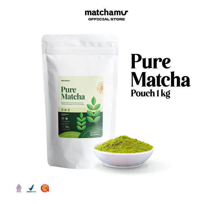 Matchamu Matcha Pure Powder 1kg pasti promo