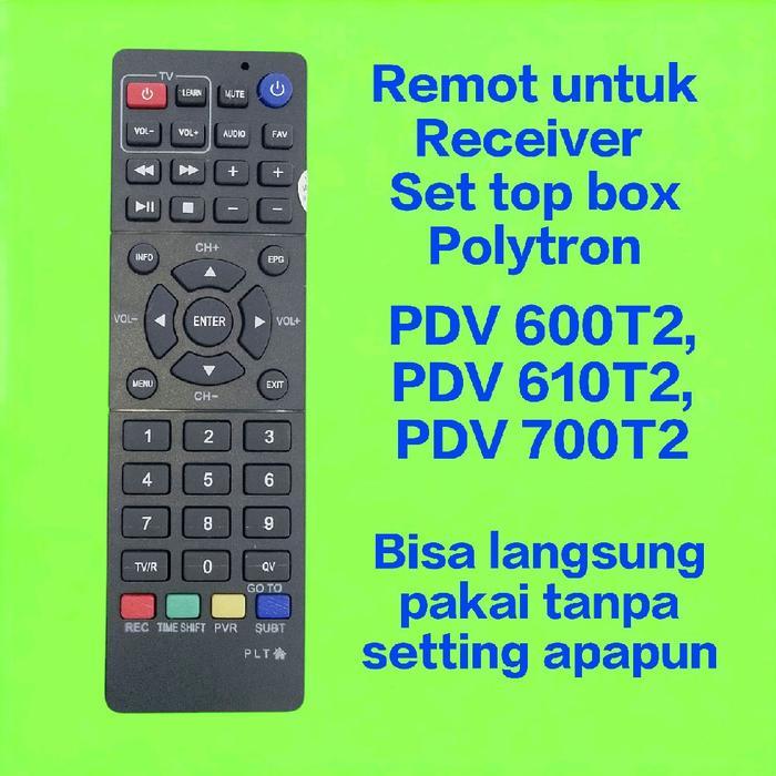 Terlaris Best Quality 100% Original Remote Untuk Semua Receiver Stb Polytron