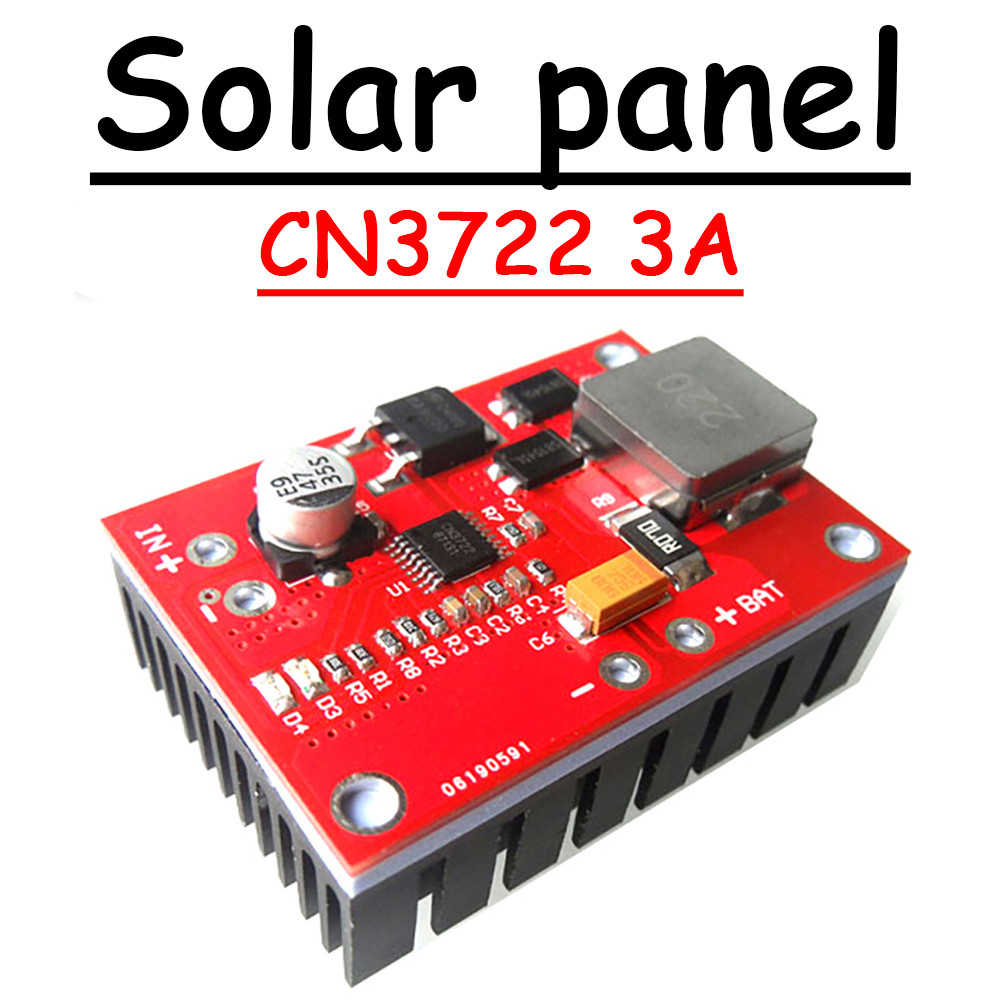 CN3722 3A MPPT Solar Panel Controller 7.4V 8.4V 12V 2S 3S Lithium Li-ion lithium Battery Charge cont