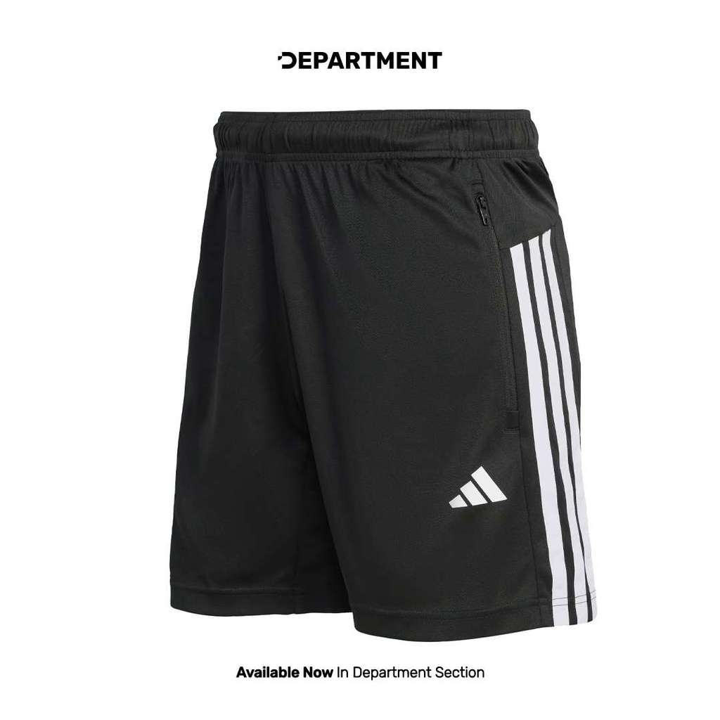 ADIDAS Celana Training Pria WORKOUT ESSENTIALS BASE 3-STRIPES PIQUE 7" KA3461 ORI