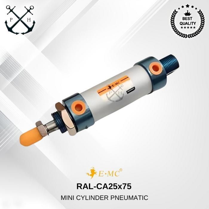 Mini Cylinder Pneumatic Emc Ral-Ca 25X75
