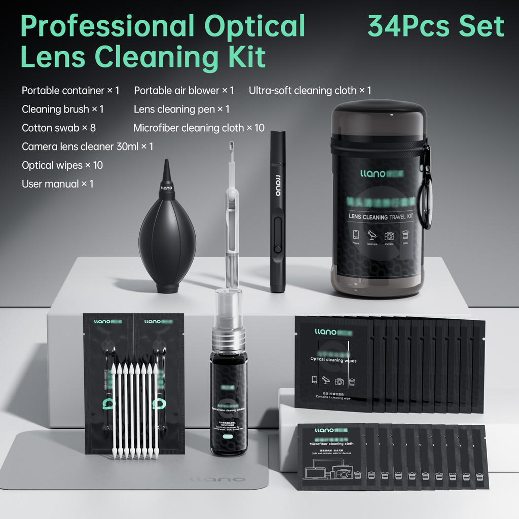 llano Professional Cameras Cleaning Kit Electronics Cleaning Kit with Lens Cleaning Pen Lens