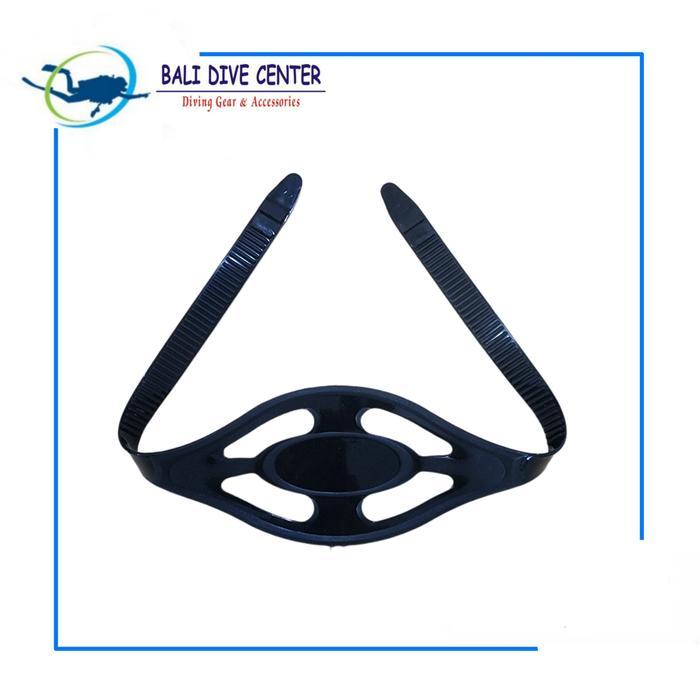 Mask Strap Diving Silicone Black - Scuba Diving